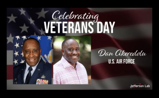 Dan Akeredolu in the Air Force and at Jefferson Lab