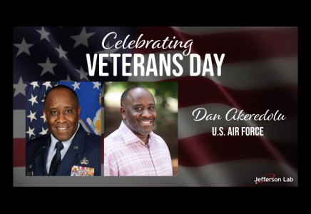 Dan Akeredolu in the Air Force and at Jefferson Lab